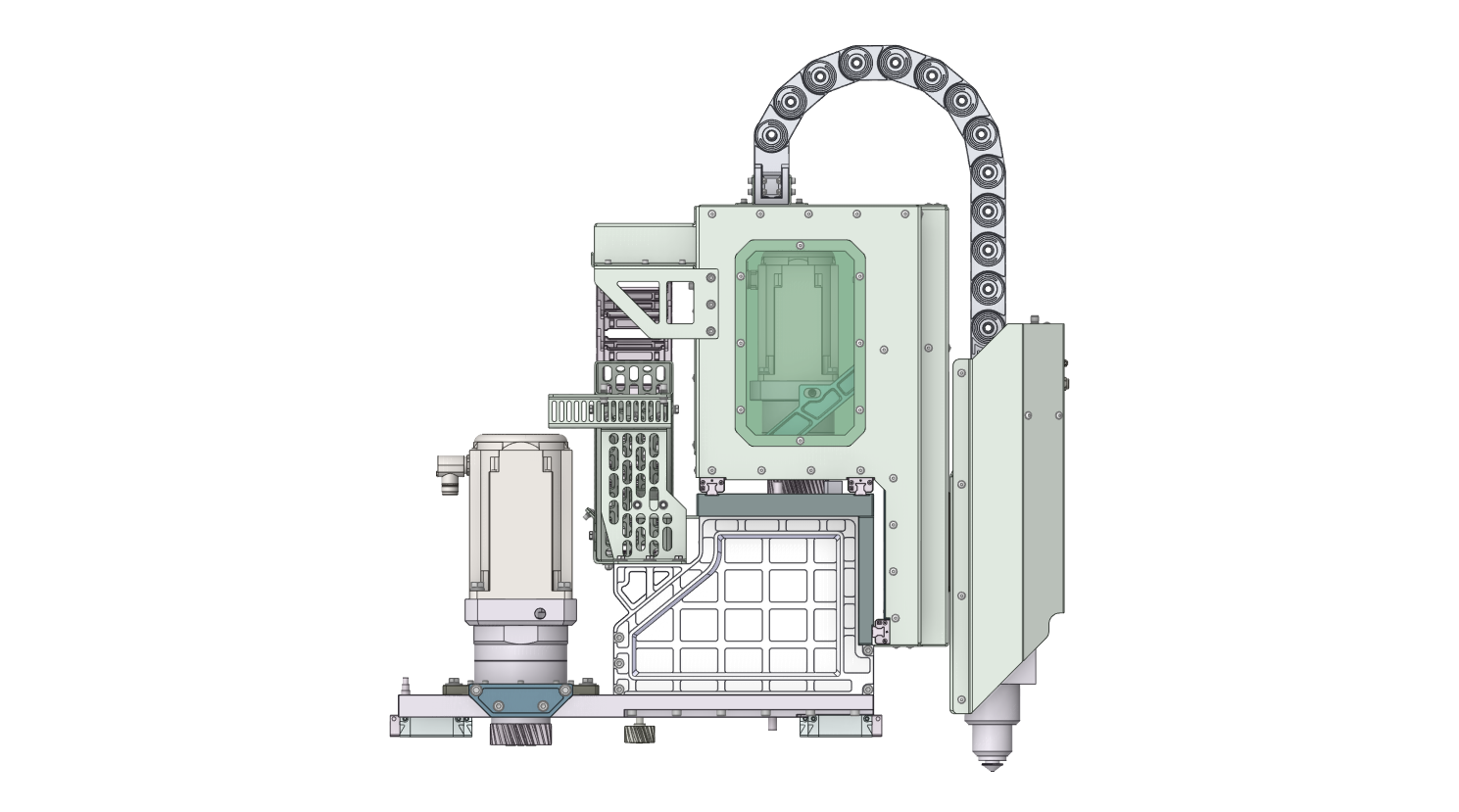 光纤激光器13型枪式系统